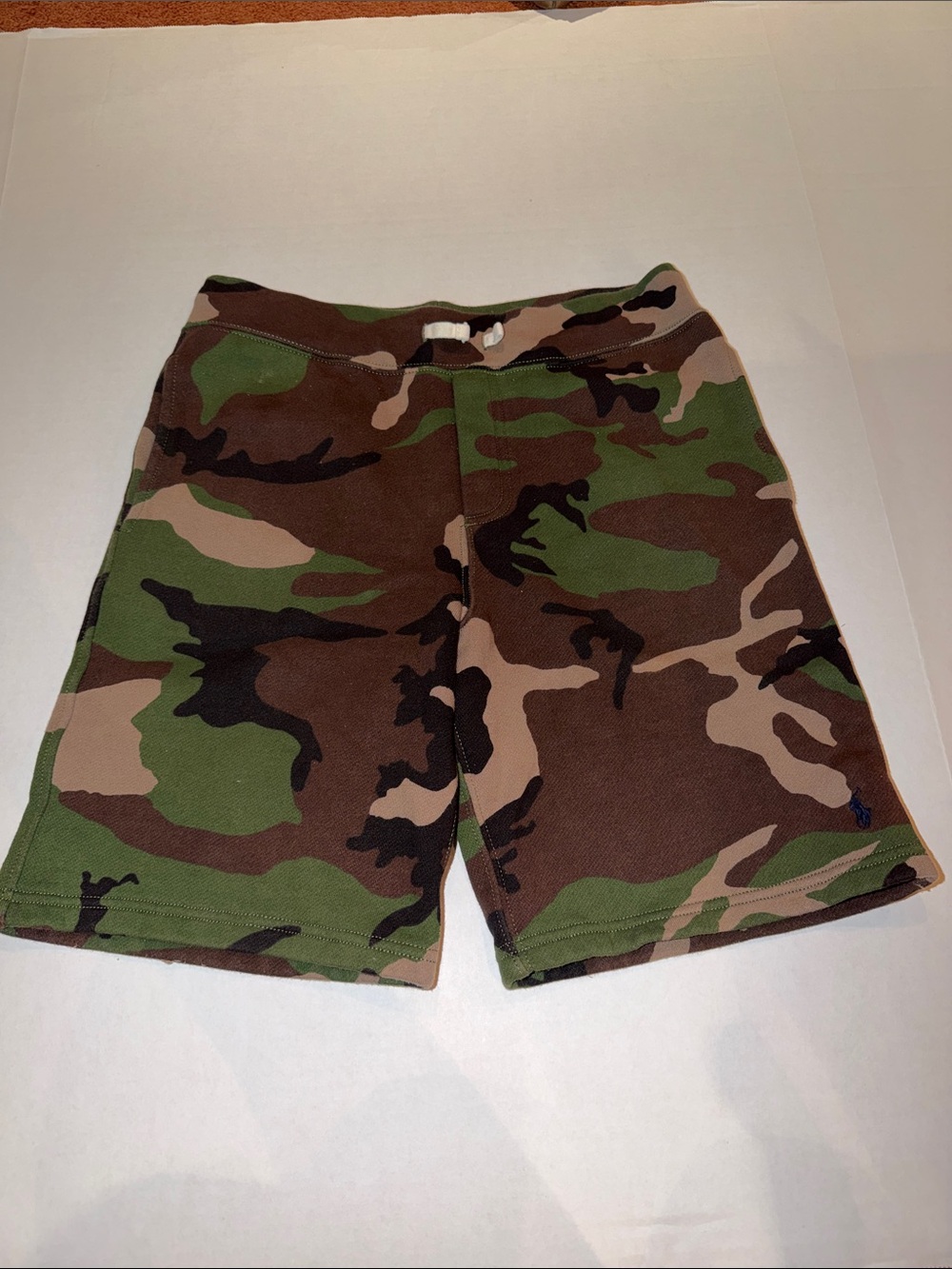 Polo boy’s Camo Print Shorts - Green/Brown